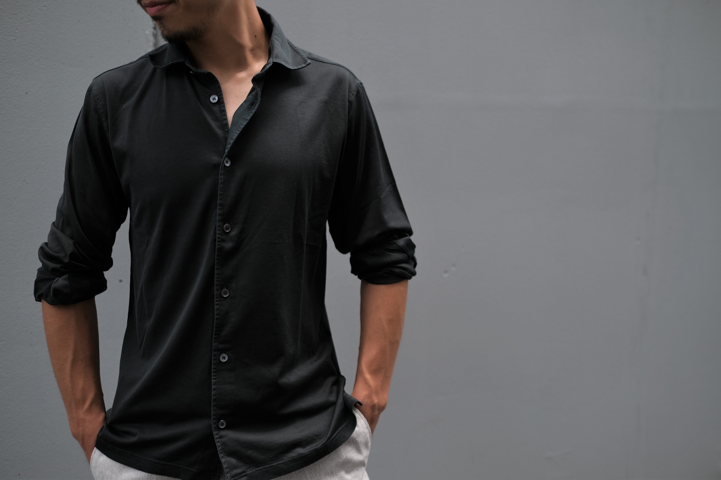 SALE：FEDELI smooth cotton shirts…