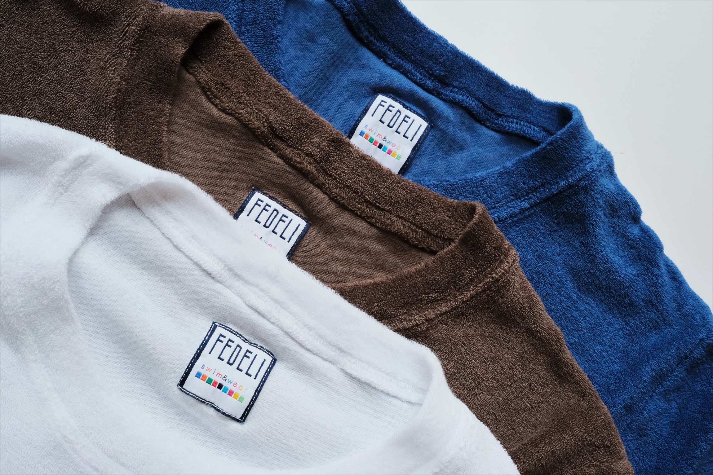 SALE: FEDELI cotton pile T-shirts