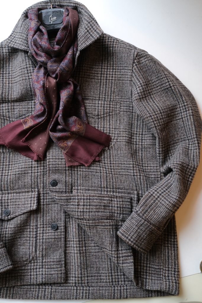 【最終】定価約4万　イタリア製　サルヴァトーレピッコロ　ウールシャツジャケット